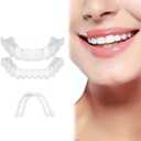 2 Pairs, Temporary Veneers Kit for Women and Men, Tooth Replacement Kit, Nature and Comfortable