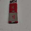 Franklin Sports MLB Wristbands - Xvent - Baseball + Softball - 4 inches - Breathable + Durable (Red & Gray)