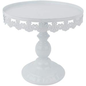3 Pcs Cake Stand, White Cake Stand Set Disc Diameter 8" 10" 12", Perfect Dessert Table Display Set, Cupcake&Cake Stands for Party, Wedding, Birthday, Baby Shower, Anniversary (Metal)