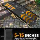 VNN Portable Wheelchair Ramp 5FT, Black Seamless Non-Slip Aluminum Ramps for Wheelchairs for Home, Handicap Wheelchair Ramps for Home Steps, Aluminum Loading Dock Plates