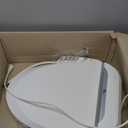 BioBidet Ultimate BB-600 Bidet Toilet Seat, adjustable Heated Seat and Freshwater, Dual Nozzle Sprayer, Posterior Feminine Wash, Round
