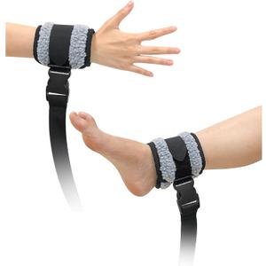 Zelen Medical Bed Limb Holders Patient Medical Restraints Wrist and Ankle, Hand Foot Bed Wrist Straps Hospital Bed Limb Holders for Feet (2 Pieces)