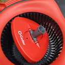 O-Cedar EasyWring Microfiber Spin Mop, Bucket Floor Cleaning System, Red, Gray, Standard