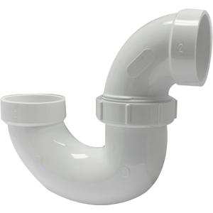 Canplas 193212E PVC DWV P-Trap with Union, 2-Inch, White