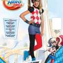 Rubies DC Superhero Girls: Harley Quinn Costume for Kids, Girl's Medium