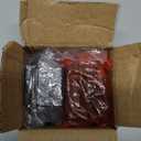 6-Pack Non-Slip Mattress Grippers for Metal Bed Frame, Heavy Duty Mattress Gaskets, Adjustable Anti-Slide Brackets, Black  Includes Screws & Allen Wrench