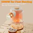 Instant Water Warmer, 2L Baby Formula Dispenser, 5 Temperature Control & 7x24H Keep Warm, Baby Bottle Warmer with Night Light, Hot Water Dispenser for All Bottles, Detachable Glass Tank