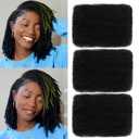Afro Kinkys Bulk Human Hair 12 Inch 120g Bob Afro Kinky-Curly Human Hair Bundles for Dreadlock Extensions Locs Repair 4C Afro Kinky Curly Human Hair for Mini Twist 3 Bundles Nature Black