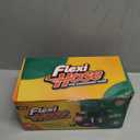 Flexi Hose Plus Expandable Garden Hose with 8 Function Nozzle, 50FT - Lightweight Retractable Garden Hose, Water Hose - No-Kink Flexibility, 3/4 Inch Solid Brass Fittings Includes Hook & Bag (Black)