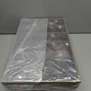 Hollowfly 48 Pcs Velvet Christmas Balls Bulk 3.15 Inch Flocked Ball Ornaments Xmas Plastic Decorative Hanging Ornaments for Holiday Party Christmas Tree Decorations