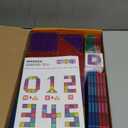 Magnetic Tiles Building Blocks - 113pcs Advanced Set - STEM Toys for 3+ Year Old Boys and Girls -Strongest Magnets - Includes 13 Piece Insert Alphabet Cards - Learning by Playing