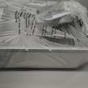 Stainless Steel Sifting Litter Box for Pine Pellets, Sifting Cat Litter Box with Sifter, High Side for Small Cats, Anti-Leakage, Odor Control, Includes Scooper, 17.7" x 13.8" x 11"