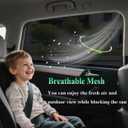 Car Window Shades for Baby,Car Side Window Sun Shade for Back Window in Breathable Mesh, Protect Kids' Privacy with UV Protection