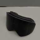 Meeloog Magnetic Ski Goggles Frameless Interchangeable Lens, UV Protection Snow Goggles, Snowboard Gear for Men Women Youth (P1 Grey Frame/Black Lens(vlt 11%))