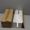 Cable Management Box - Wooden Style Large Cord Organizer Box to Hide Wires & Power Strips | Desk Computer Cable Organizer Box | Safe ABS Material |16" (L) x 6.2" (W) 5.3" (H)|for Home & Office - White