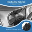 for Colorado Center Console Interior Trim Kit Fit for Chevy Colorado 2014-2022 Black Carbon Fiber Interior Accessories 15pcs