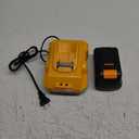 20v Max Battery Replacement for Dewalt Battery 5.0Ah with DCB112 Battery Charger Station for DCB200 DCB120 (Yellow)