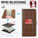 TUCCH Wallet Case for iPhone 17 Pro Max (6.9") 2025, 4 Card Slots | RFID Blocking | Stand | PU Leather | Magnetic Closure | Protective Flip Folio Cover | Shockproof TPU Shell | Brown