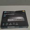 TP-Link ER605 V2 Wired Gigabit VPN Router, Up to 3 WAN Ethernet Ports + 1 USB WAN, SPI Firewall SMB Router, Omada SDN Integrated, Load Balance, Lightning Protection