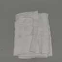 Lush Decor Wave Texture Valance Curtain Single 52" W x 18" L White - Kitchen Valances for Windows - White Bathroom Curtains Window - Pleated Curtains