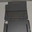 ZAGG Pro Keys Detachable Case and Wireless Keyboard for Apple iPad Pro 12.9, Multi-Device Bluetooth Pairing, Backlit Laptop-Style Keys, Apple Pencil Holder, 6.6ft Drop Protection - Charcoal