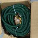 Garden Hose 25 ft NON-EXPANDABLE Water Hose, Flexible & Lightweight Kink Resistant Hybrid Hose, Leak-Proof Heavy Duty, Super Durable Fabric with 3/4" Solid Brass Connectors