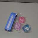 Fidget Toy Stress Cube 3 Pack,Cube Stress Ball with Snowflakes Inside,Mellow and Chill Touch,Classroom Prize Box Toys,Cube Squishies for Adults Kids Children Teens (Stress Cube 3 Pack)