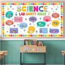 2 x Fancy Land Science Bulletin Board Set for Back to School Decorations 81 Pcs