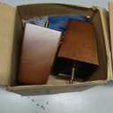 WEKIS Solid Wooden Furniture Legs 4 Inch, Natural Wood Mid Century Brown Square Legs Furniture Replacements Feet for Couch Legs, Sofa Legs, Cabinet Legs, Bench Legs, Bed Legs, Set of 4