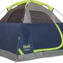 Coleman Sundome Camping Tent with Rainfly, 3 Person Tent Sets Up in 10 Mins, Weatherproof Shelter for Camping, Festivals, Backyard, Sleepovers, & More, 3 Person