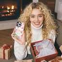 for iPhone 15 Pro Case, Floral Celebration Collage with You Got This, Military-Grade Drop Protection, Party Soft Slim TPU Protective Cover with Camera Protection for Women & Girls (ItalianBeach)