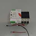 Mini ATS Automatic Transfer Switch 2P 100A AC110V, IGEYAPA 2POLE 100amps ATS Dual Power Switch for Home Generator, Din Rail Mounted Controller Electrical Type RV Fast Transfer (W2R 2P 100A AC110V)