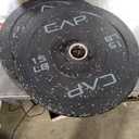 CAP Barbell Rubber Olympic Bumper Plate | Multiple Options/Colors, 15 Lb, 2Pcs