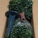 Artificial Boxwood Ball Bush 27" Tree UV Resistance Rated with Spike. Easy to Push in The Ground.Plant Looks Great in a Planter Anywhere. Indoor/Outdoor Decor 2 Pack