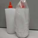 Reli. Plastic Squeeze Bottles, 24 oz. | 8 Pack | Condiment Squeeze Bottles for Sauces | White w/Red Twist Cap | Large 24 Ounce | Use for Condiments, Olive Oil, Liquids