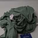 Bedsure Sage Green Duvet Cover Queen Size - 3 Pieces Prewashed Cotton-Like Extra Soft Bedding Set, Includes 1 Duvet Cover 90x90 Inches with Zipper Closure & 2 Pillow Shams, Comforter Not Included