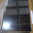 LOAAO Black Metal Framed Bathroom Mirror for Wall, Large 60X36 Inch Rounded Rectangle Mirror, Matte Black Bathroom Vanity Mirror Farmhouse, Anti-Rust, Tempered Glass, Hangs Horizontally or Vertically