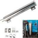 2"x15"Universal Radiator Overflow Tank,Stainless Steel Coolant Overflow Tank 24 OZ