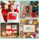 2 x OHOME 500 PCS Christmas Gift Tags - Gift Tags for Christmas Presents | Christmas Gifts for Women Men Mom - Christmas Wrapping Paper - Christmas Decorations,2.95 x 1.6 Inch (Red Green Blue)