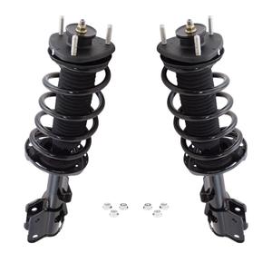 TRQ Front Strut & Coil Spring Assembly Set Driver & Passenger Sides Compatible with 11-17 Honda Odyssey