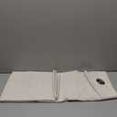 NICETOWN Natural Linen Curtains 84 inch Long 2 Panels Set, Grommet Top Thick Linen Burlap Semi Sheer Vertical Drapes Privacy Assured with Light Filtering for Bedroom/Living Room, W55 x L84