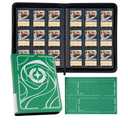 Binder for Lorcana Cards, Premium 9-Pocket Trading Card Album Compatible with Lorcana Cards, Tokens and Rules sheet (Classic Green)
