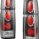 Tail Lights LED For Nissan 1986-1994 Hardbody D21 SE / 1986-1989 1994 XE, 1995-1997 Pickup SE XE Lamp Taillights Assembly Driver Passenger Replacement Matte Black