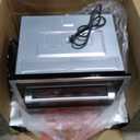 24 Inch Built-in Microwave and Convection Oven Combination, ThermoMate 1.6 Cu. Ft. Wall Oven Microwave Combos, 1000 Watt Power, Sensor Cook, Touch Control LCD Display, Stainless Steel Finish