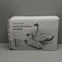 APSMILE All Season Down Feather Fibers Comforter King Size - Ultra-Soft High Fill-Power Hotel Collection Duvet Insert, Fluffy Medium Warm Quilt Comforter with Corner Tabs(106x90, White)