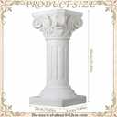 1 Pack 21.7 Inches Roman Column Pedestal Pillar Classical Wedding Greek Pillar for Indoor Outdoor Garden Birthday Party Decor or Display Pedestal Stand for Plants and Sculptures (Elegant)