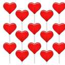 Mini Red Heart Lollipops, 20 lb Bulk, 1600 Lollipops, EXP: 06/08/2027