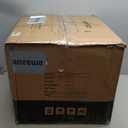 COLAMY Upholstered Dining Chairs Set of 2, Mid Century Modern Kitchen Chairs with Back, Farmhouse Fabric Side Dining Room Chairs with Wood Legs for Dining Room Restaurant, Beige