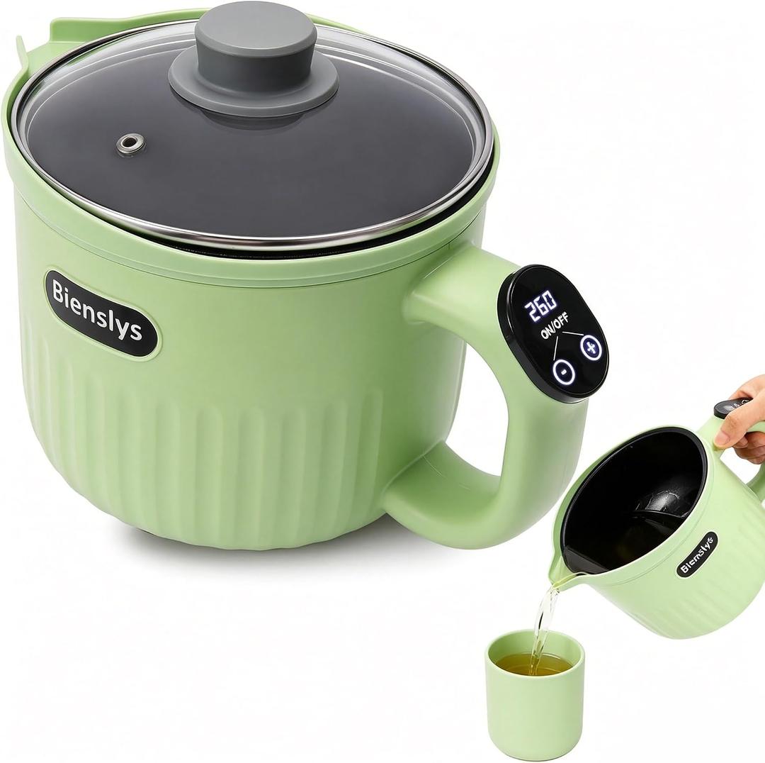 Electric Soap Making Wax Melter Pot – 1.6QT with Digital Touchscreen & Non-Stick Coating, Precise Temperature Control for Candle Making(120°F-260°F), Soap Crafting, Wax Melts and DIY Art Projects