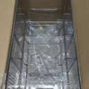 Acrylic Belt Organizer - 2 Pack with Adjustable 4 Compartments & Stackable Design, Clear Storage for Closet and Drawer Organization